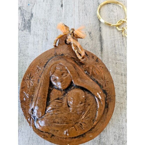 Bible Nativity Mary Joseph Jesus ornament set Xmas tree Bible - Picture 3 of 10